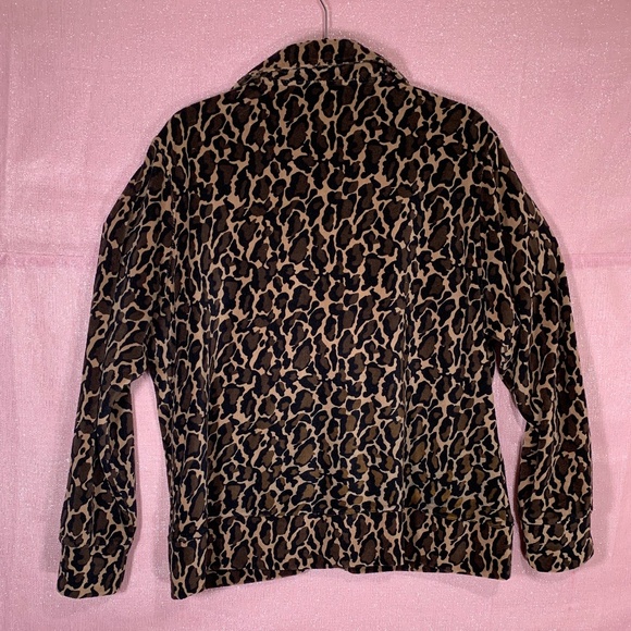Velour Leopard JoggerJacket - Picture 2 of 8